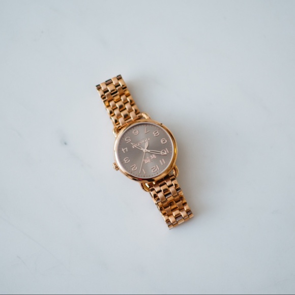 Coach Accessories - COACH Delancy Grey Dial Rose Gold Ladies Watch